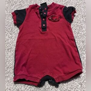 STARTER Arkansas Razorback Baby Romper